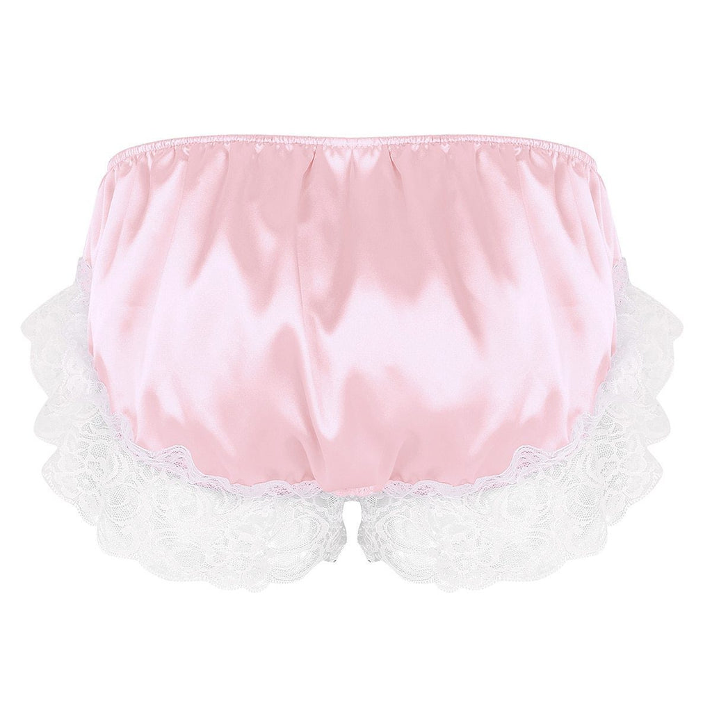 Ruffled Sissy Satin Panties