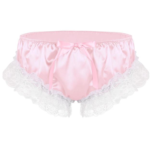 Ruffled Sissy Satin Panties