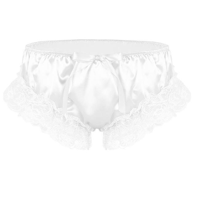Ruffled Sissy Satin Panties