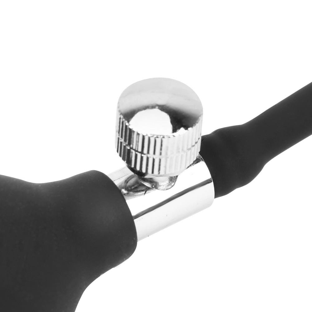 Black Inflatable Silicone Penis Plug