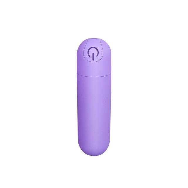 USB Rechargeable Mini Bullet 10 Speed Waterproof Sissy Clit Stimulator