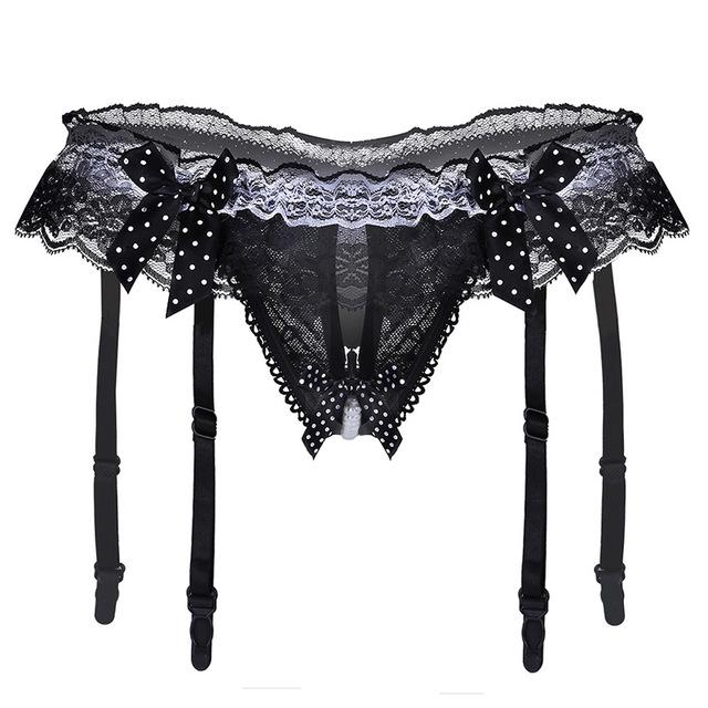 crossdressing sissy lingerie Crotchless panties