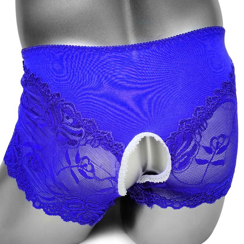 Crotchless Sissy Lace Boxer