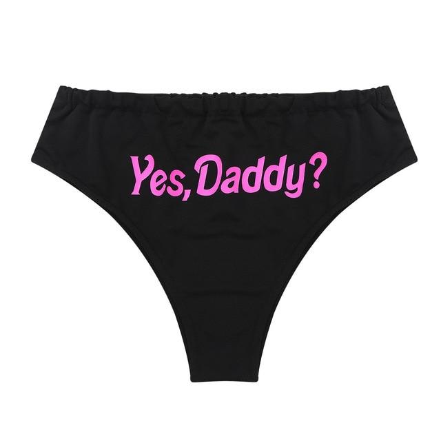 Panties: "Yes, Daddy?" – Sissy Submission Essentials