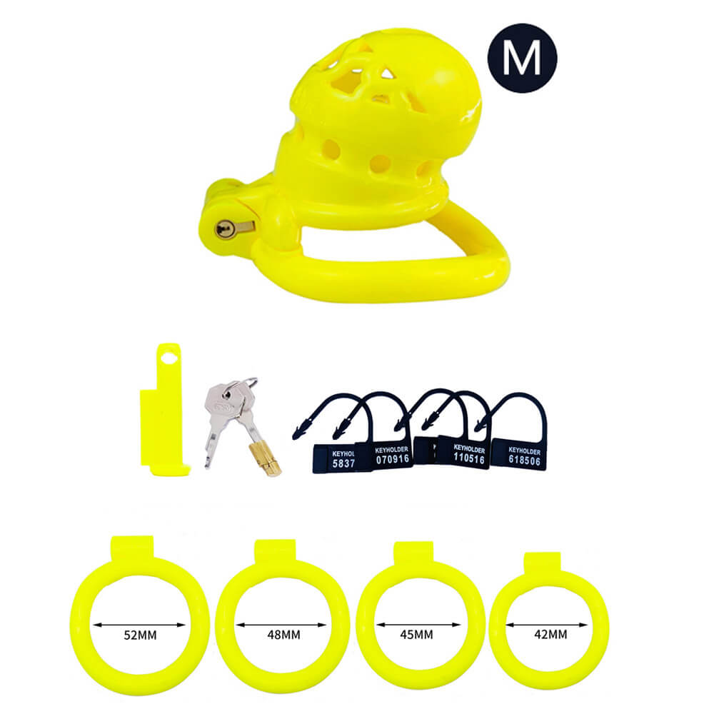 Resin Smooth Integrated Chastity cage