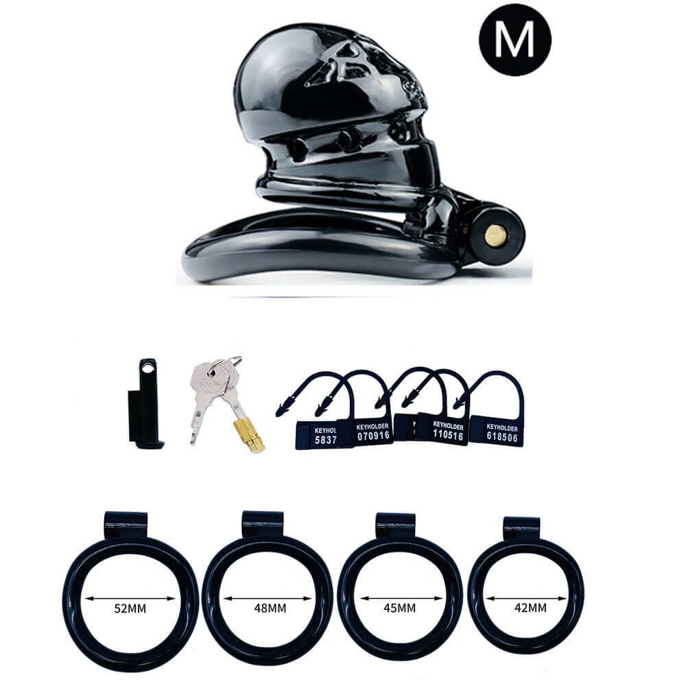 Resin Smooth Integrated Chastity cage