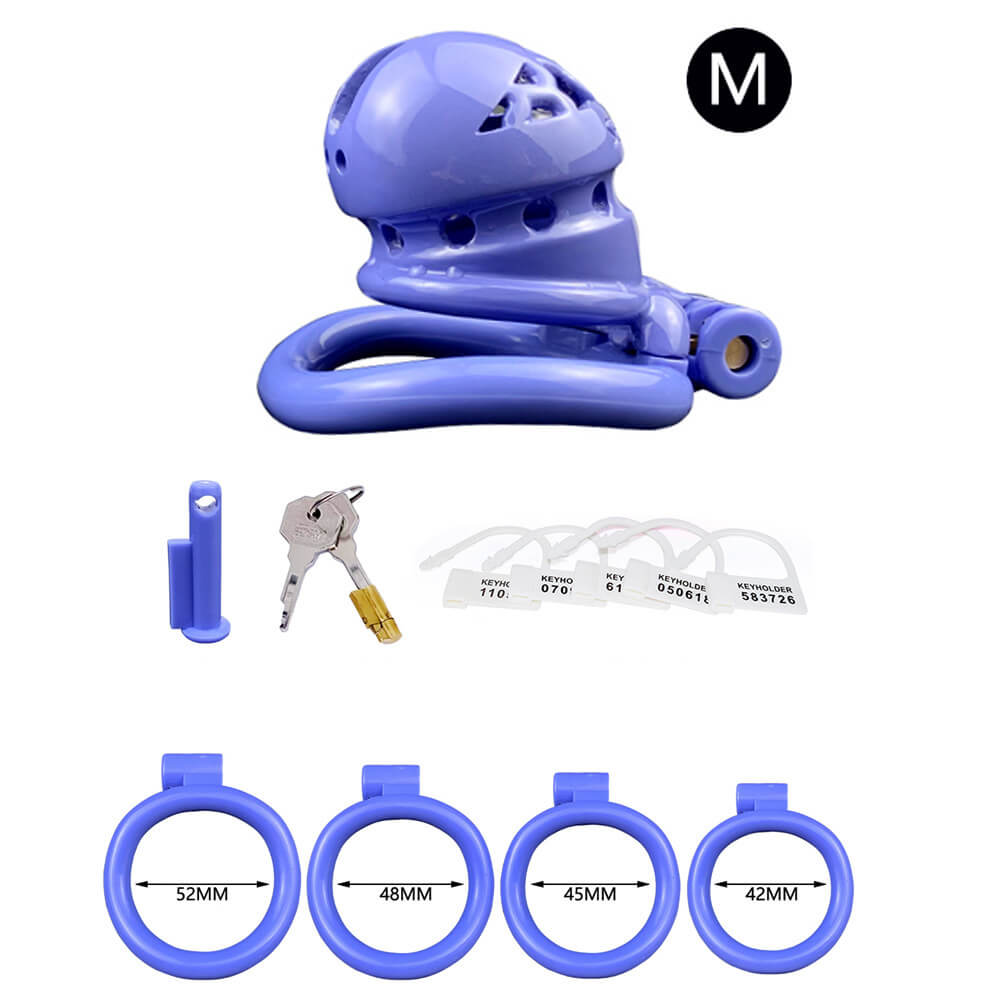 Resin Smooth Integrated Chastity cage