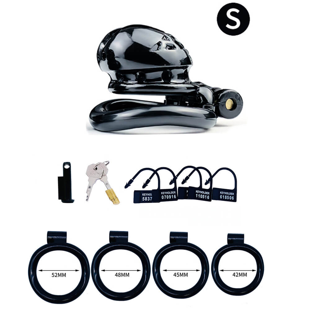 Resin Smooth Integrated Chastity cage