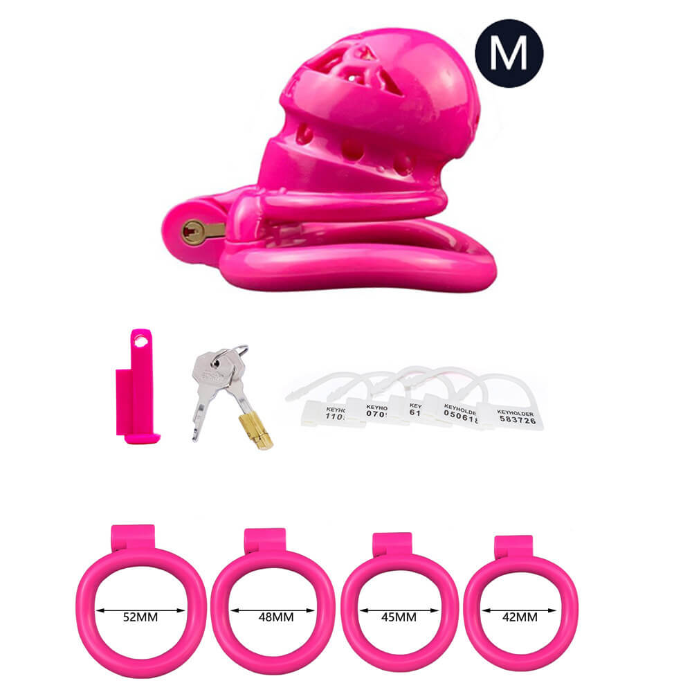 Resin Smooth Integrated Chastity cage
