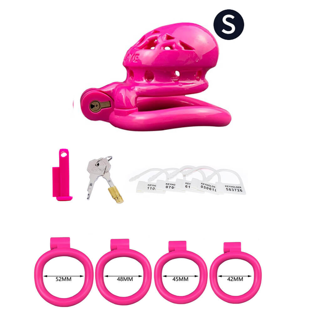 Resin Smooth Integrated Chastity cage