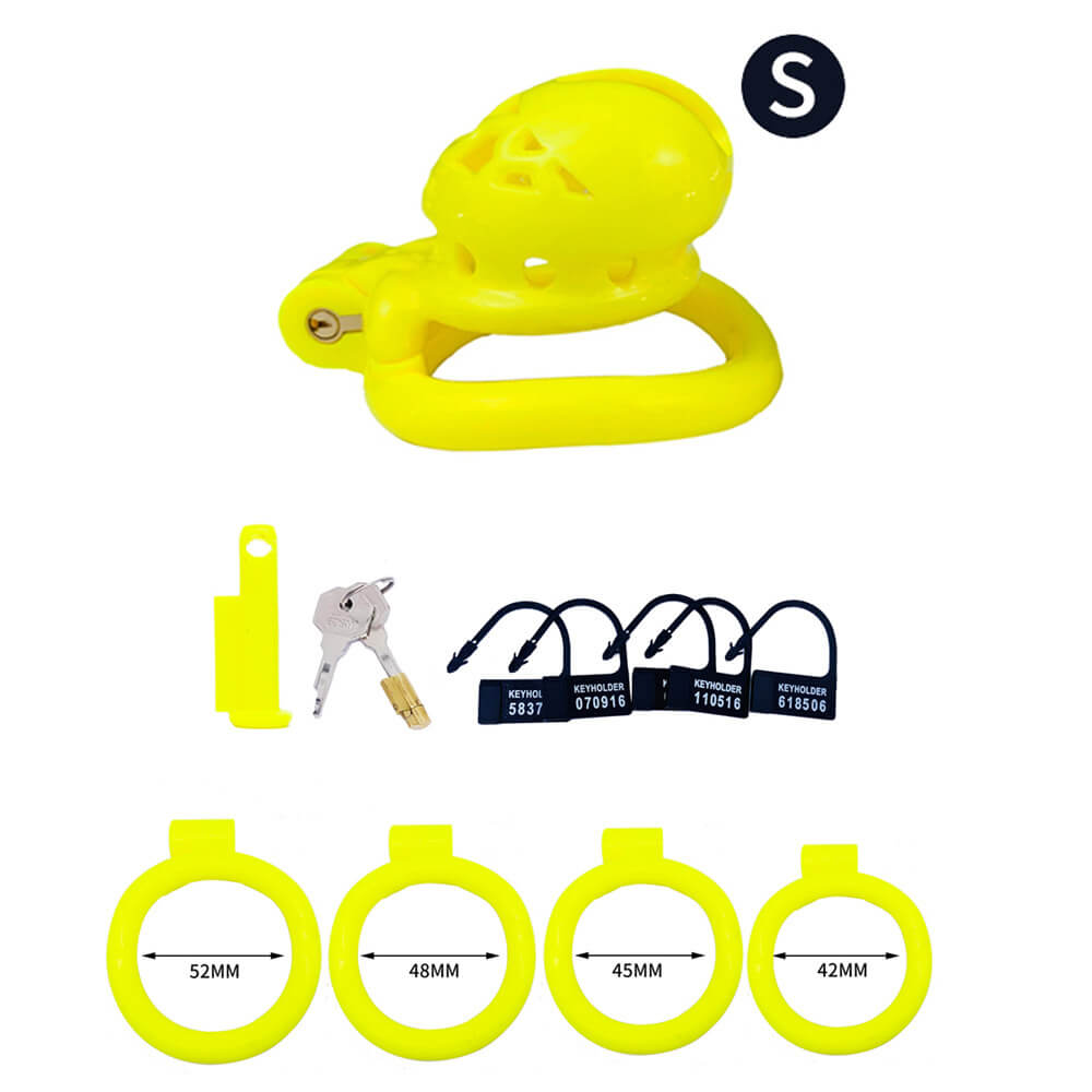 Resin Smooth Integrated Chastity cage