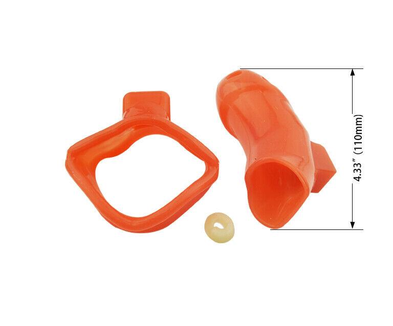 Silicone Chastity Cage 4.33 inches long