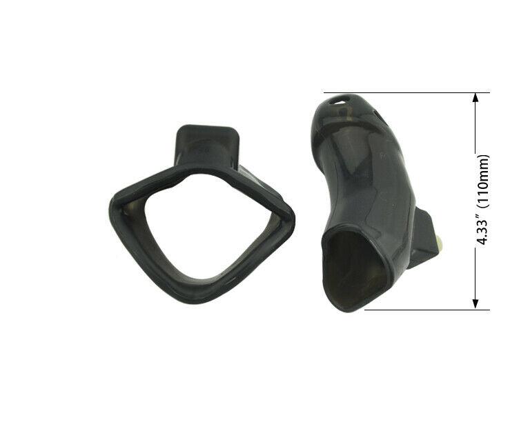 Silicone Chastity Cage 4.33 inches long