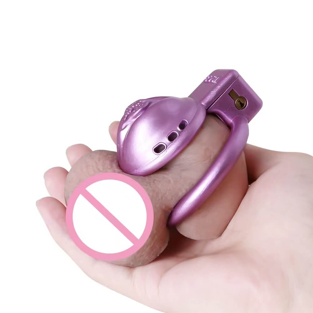 Short 3D Printed Pussy Vaginal Male Cock Cage