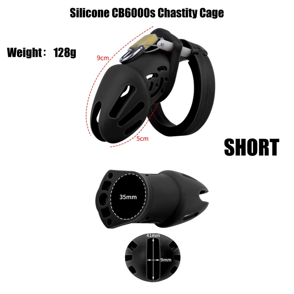 Silicone CB6000s Chastity Cage
