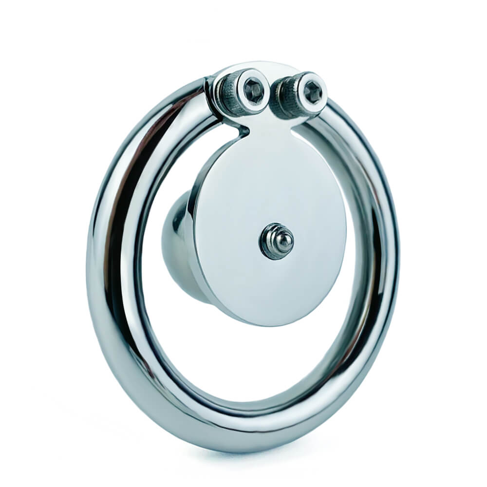 Solid Steel Ball Negative Chastity Device With Belt