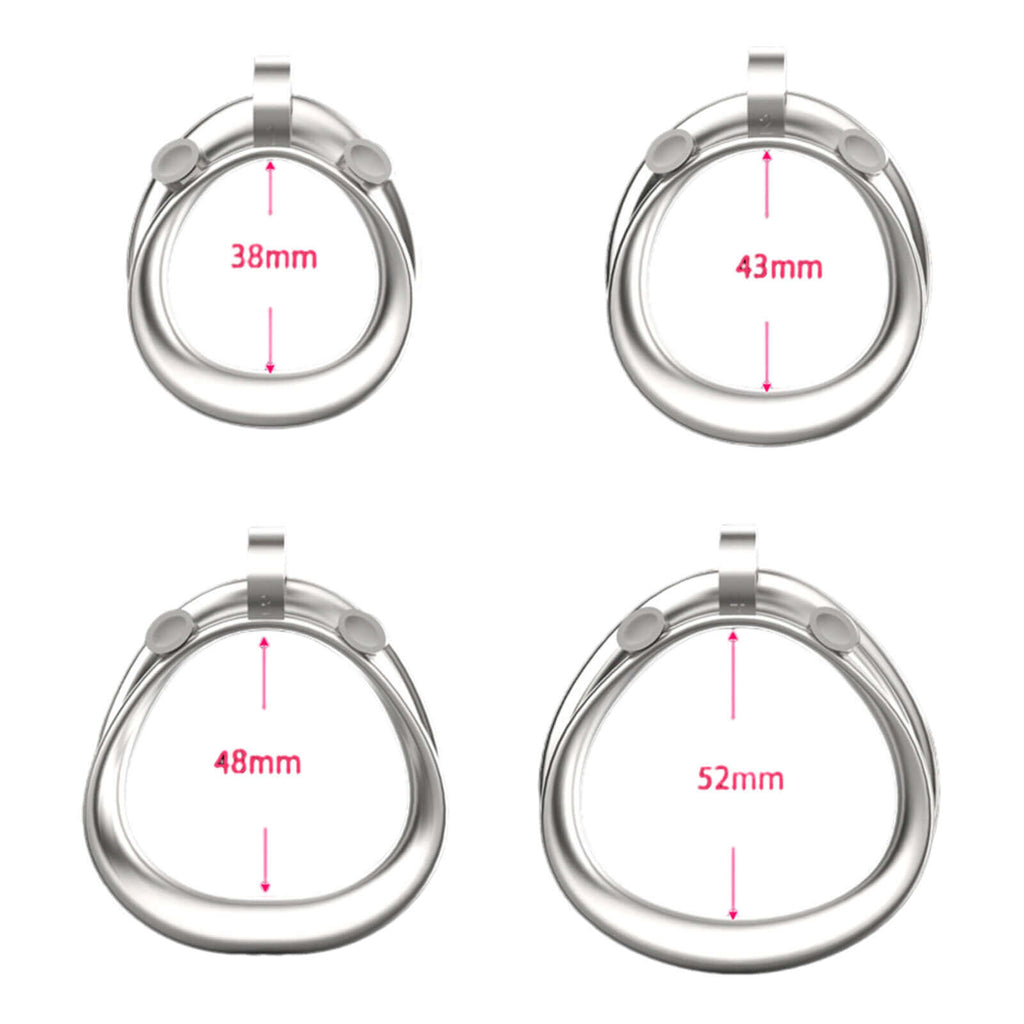 Stainless Steel Cobra Chastity Device 6.0