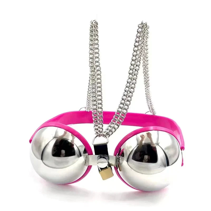 Stainless Steel Female Chastity Bra