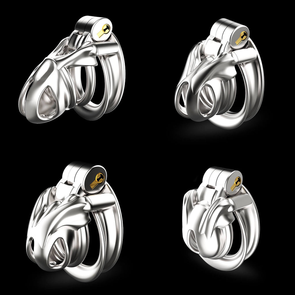 Python V7 Nub Stainless Steel Python V7.0 Chastity Device – Sissy Lux
