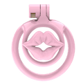 Super Small WX-3 Sissy Chastity Cage With 5 Arc Rings
