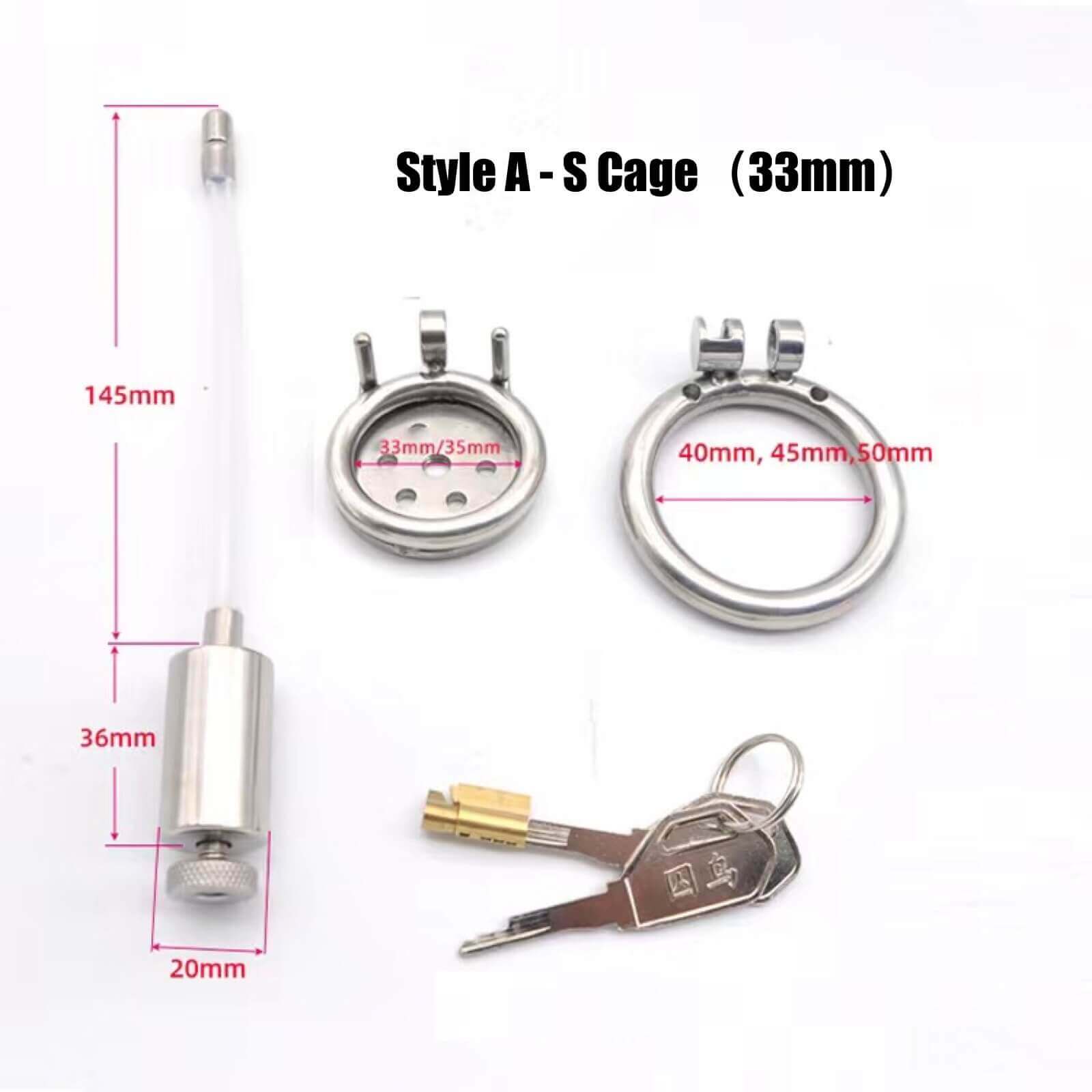 Urethral Inverted Chastity Cage