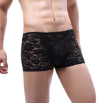 Load image into Gallery viewer, Feminizing Floral Lace Boxer Shorts
