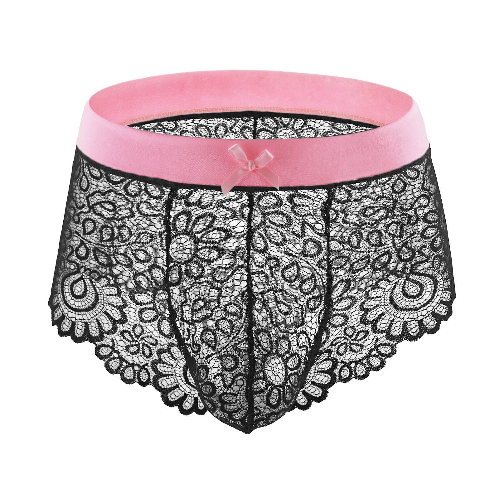 Cute Feminizing Lace Boxers
