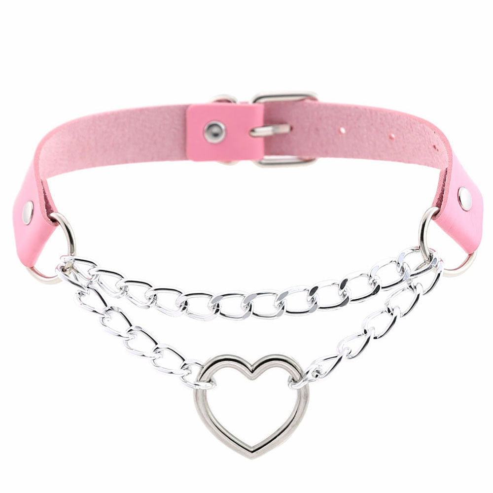Sissy Choker "Heart in Chains" - Sissy Lux