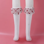Load image into Gallery viewer, Sweet Sissy Heart Print Stockings - Sissy Lux
