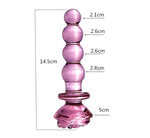 Load image into Gallery viewer, Sissy Toys - Glass Rose Dildo Set - Sissy Lux
