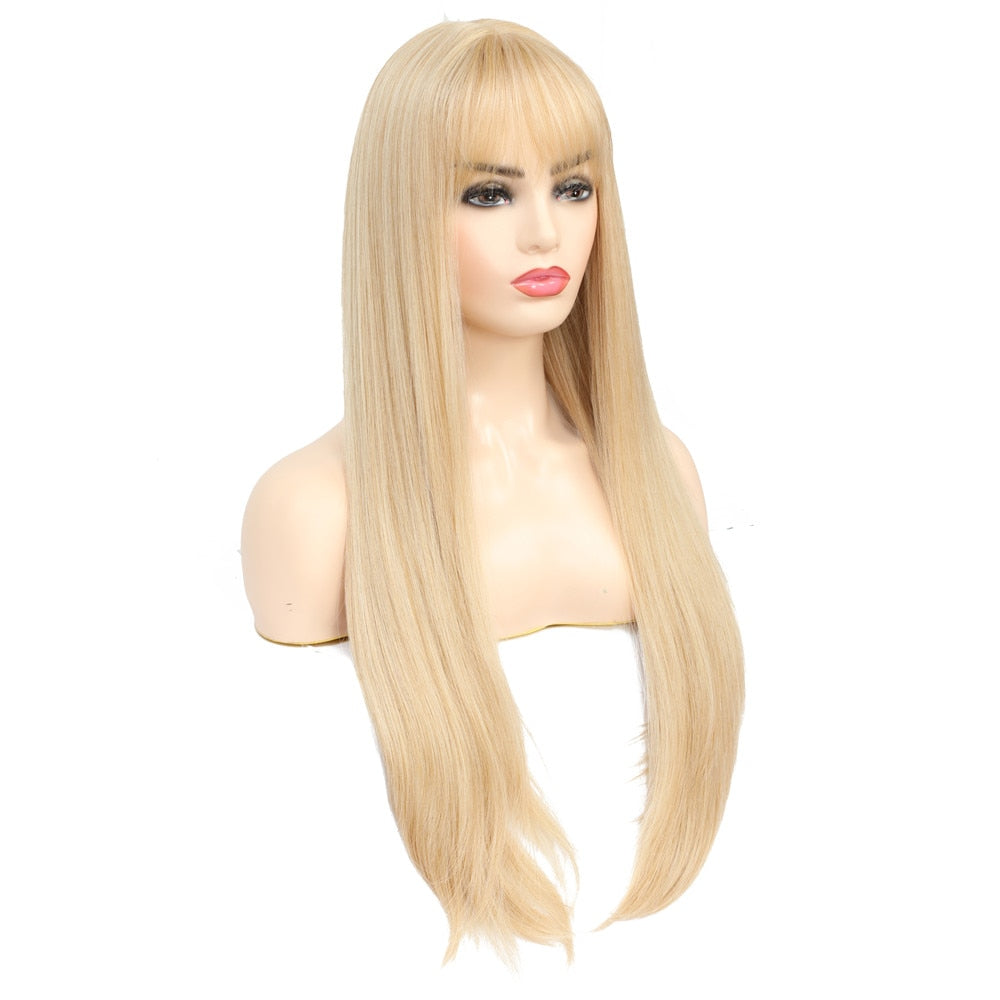 Sissy Nora Long Straight Blonde Wig - Sissy Lux