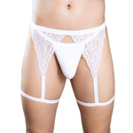 Load image into Gallery viewer, Sissy Lace Thong G String Leg Ring Garter
