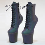 Load image into Gallery viewer, Iridescent Platform Ankle Boots - Sissy Lux
