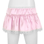 Load image into Gallery viewer, Sissy Skirt - Satin &amp; Lace - Sissy Lux
