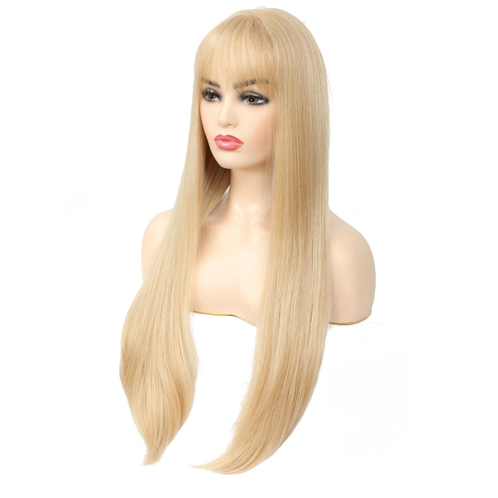 Sissy Nora Long Straight Blonde Wig - Sissy Lux