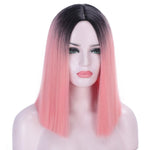Load image into Gallery viewer, Pink Ombre Straight Wig - Sissy Lux
