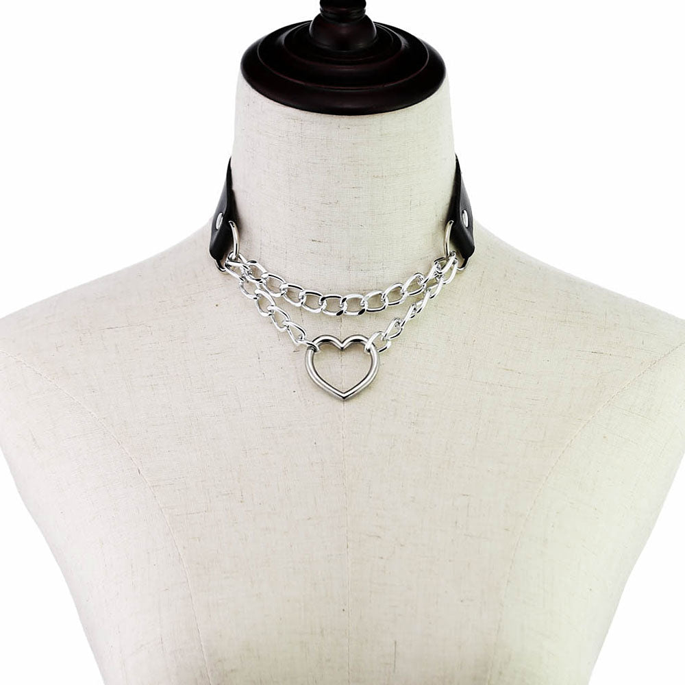 Sissy Choker "Heart in Chains" - Sissy Lux