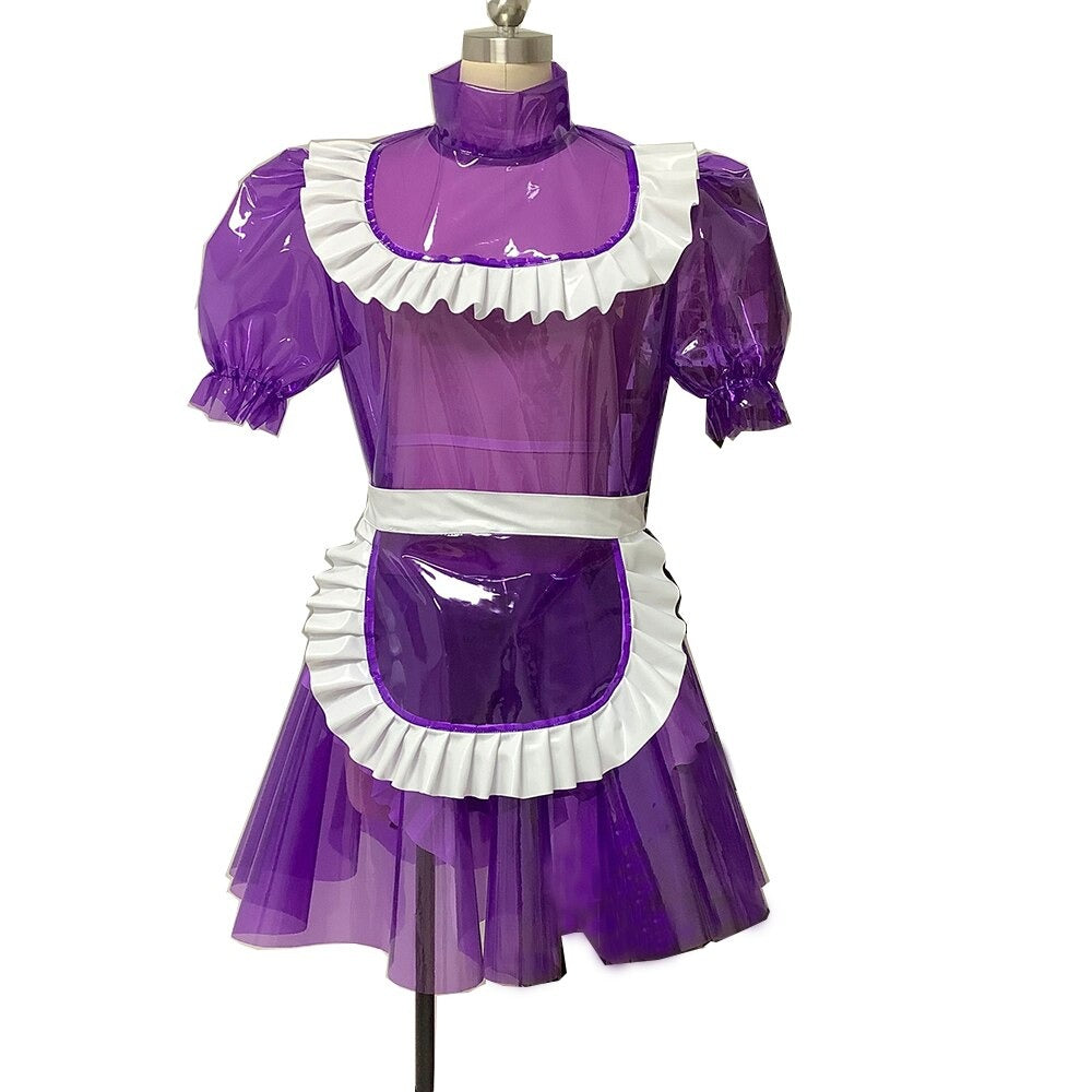 See Through Lockable French Maid Dress – Sissy Lux