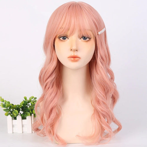 "Sissy Loraine" Orange Wig with Bangs - Sissy Lux