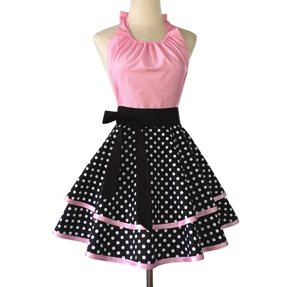 Polka Dot Sissy Maid Apron - Sissy Lux