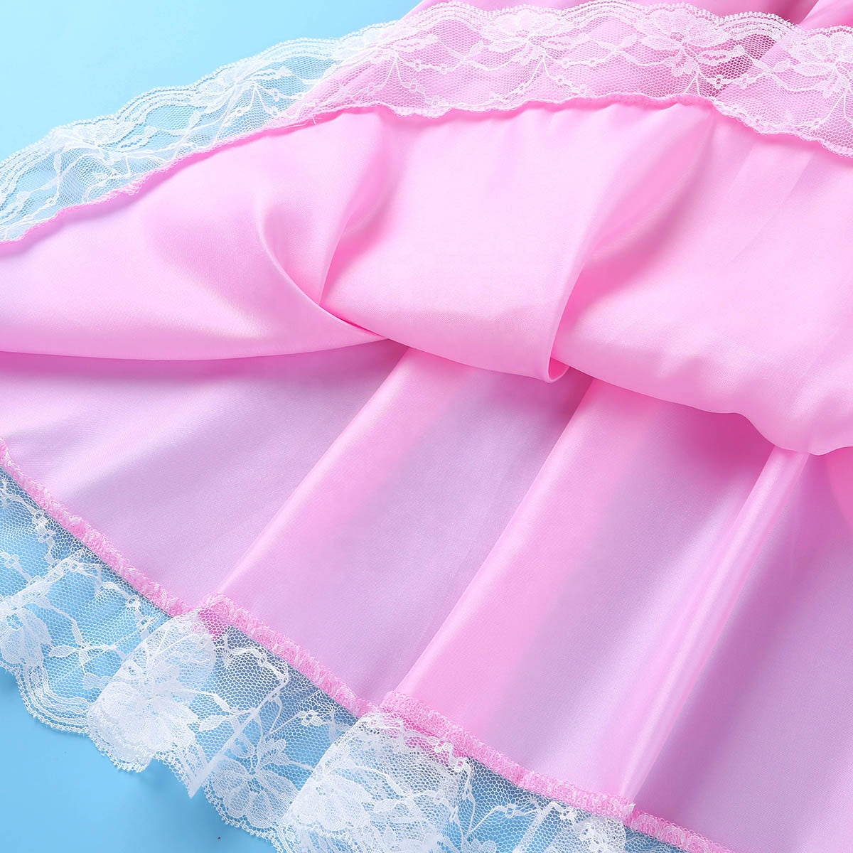 Sissy French Maid Dress w/ Choker and Headband - Sissy Lux