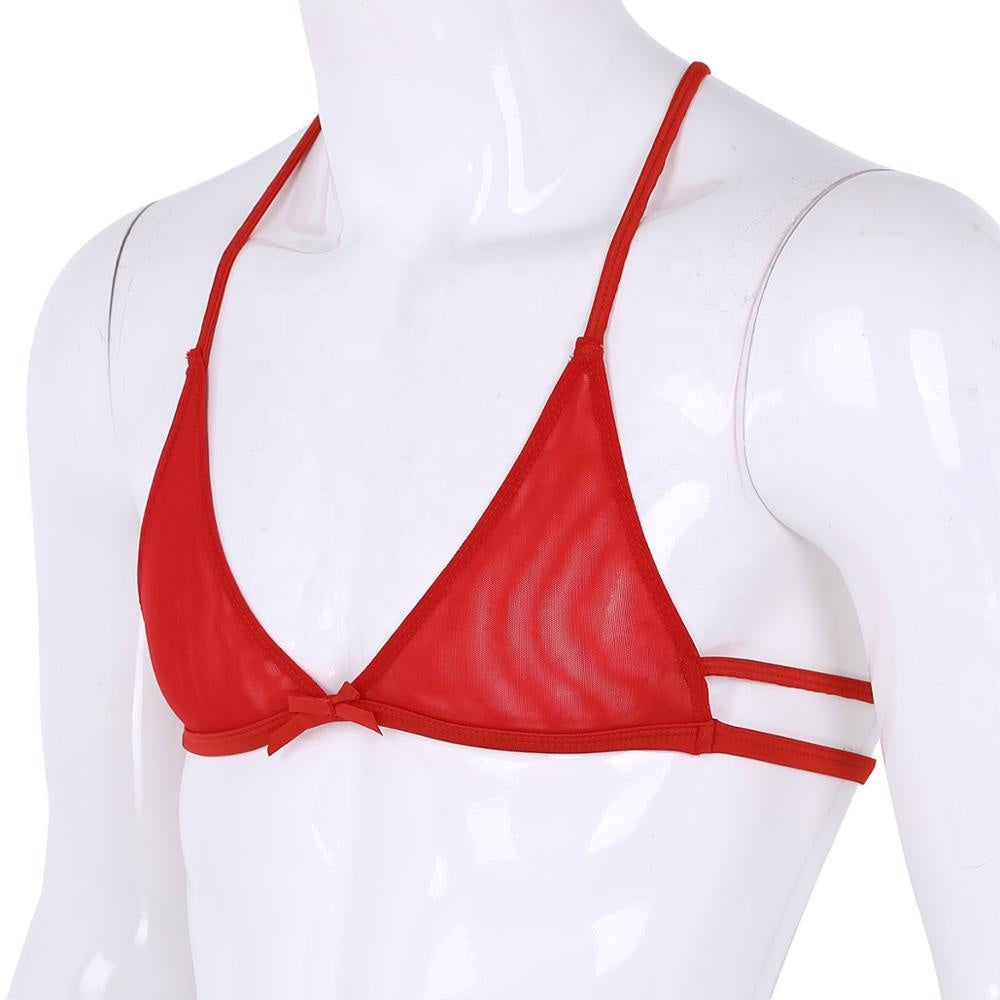 Lace Mesh See Through Sissy Bra - Sissy Lux