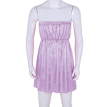 Load image into Gallery viewer, Shiny Satin Strapless Nightdress - Sissy Lux
