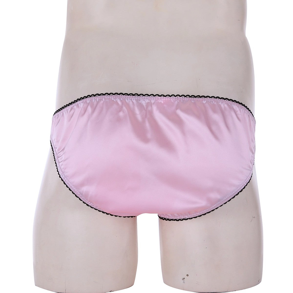 Open Front Satin Bikini - Sissy Lux