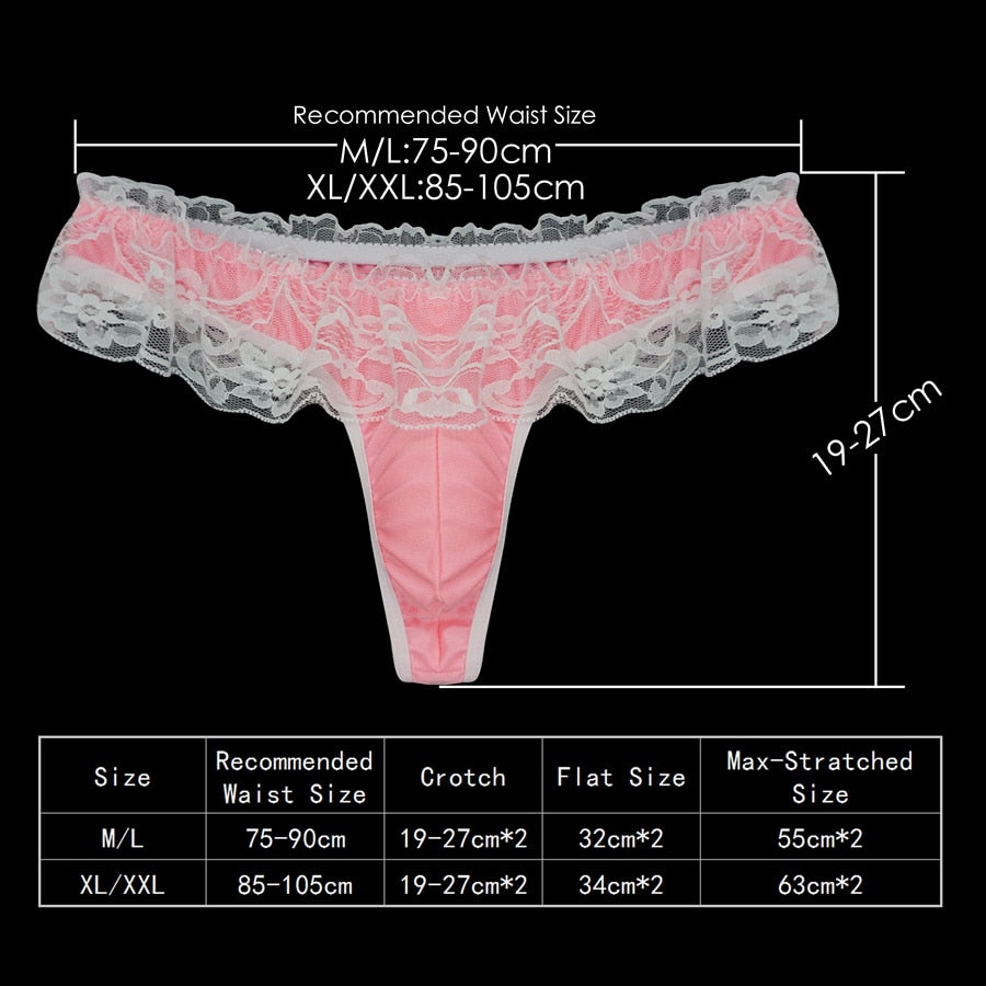 Sissy Maid Lace Panties - Sissy Lux