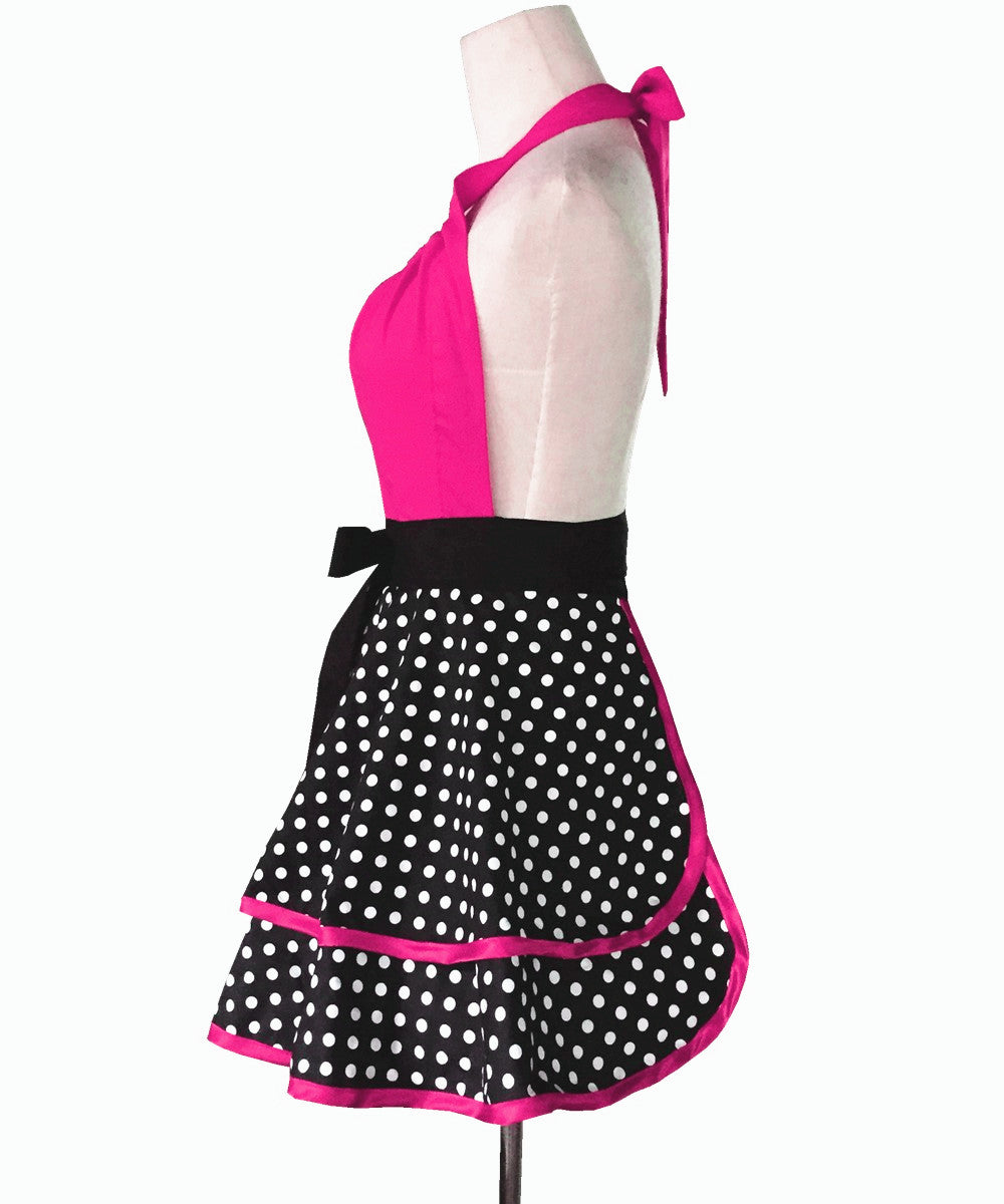 Polka Dot Sissy Maid Apron - Sissy Lux