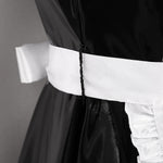 Load image into Gallery viewer, Faux Leather Puff Sleeve Maid Dress - Sissy Lux
