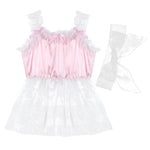 Load image into Gallery viewer, Frilly Satin &amp; Tulle Sissy Dress - Sissy Lux
