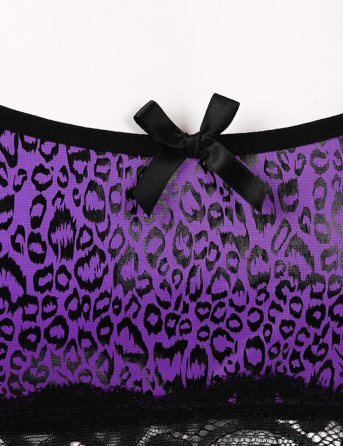 Leopard Print Lace Tank Top - Sissy Lux