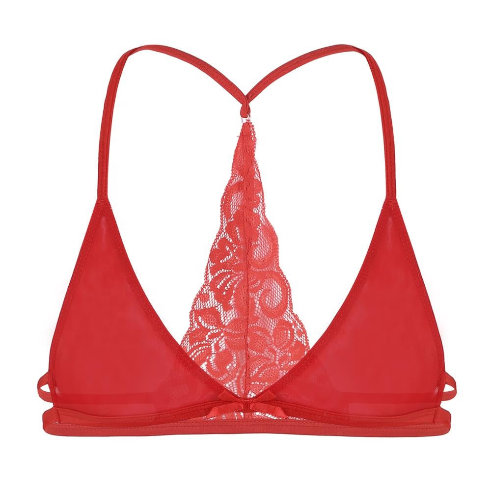 Lace Mesh See Through Sissy Bra - Sissy Lux